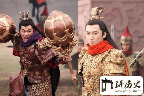 李元霸VS宇文成都 李元霸和宇文成都比武片段